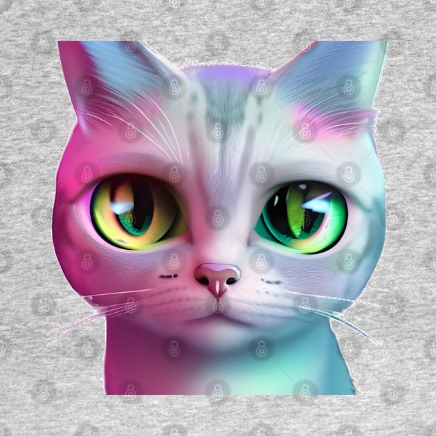 cute cat by mdr design